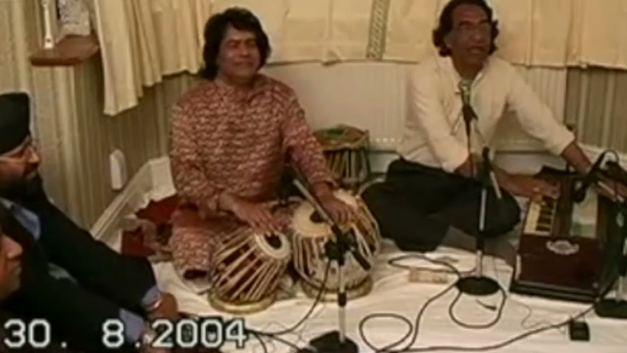 Ustad Tari Khan with Salamat Ali in London