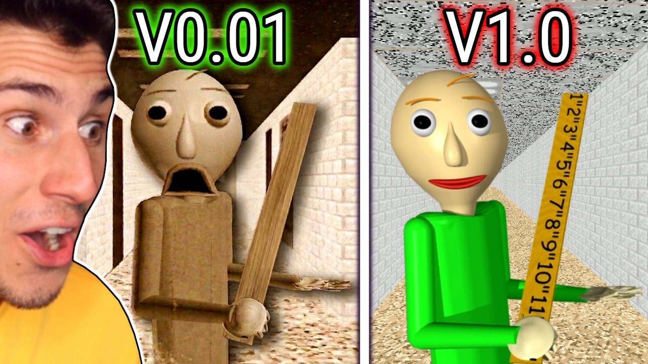 I Played The First Version of Baldi's Basics Ever Made!