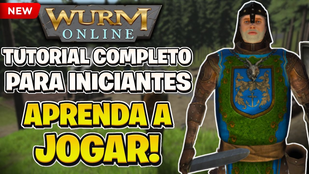 TUTORIAL COMPLETO ATUALIZADO 2026 PARA INICIANTES NO WURM ONLINE - DICAS / GUIA / MMORPG / MMO / RPG
