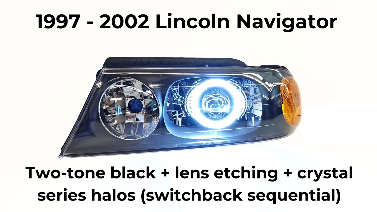 1997 - 2002 Lincoln navigator Bi-LED projector retrofit conversion.