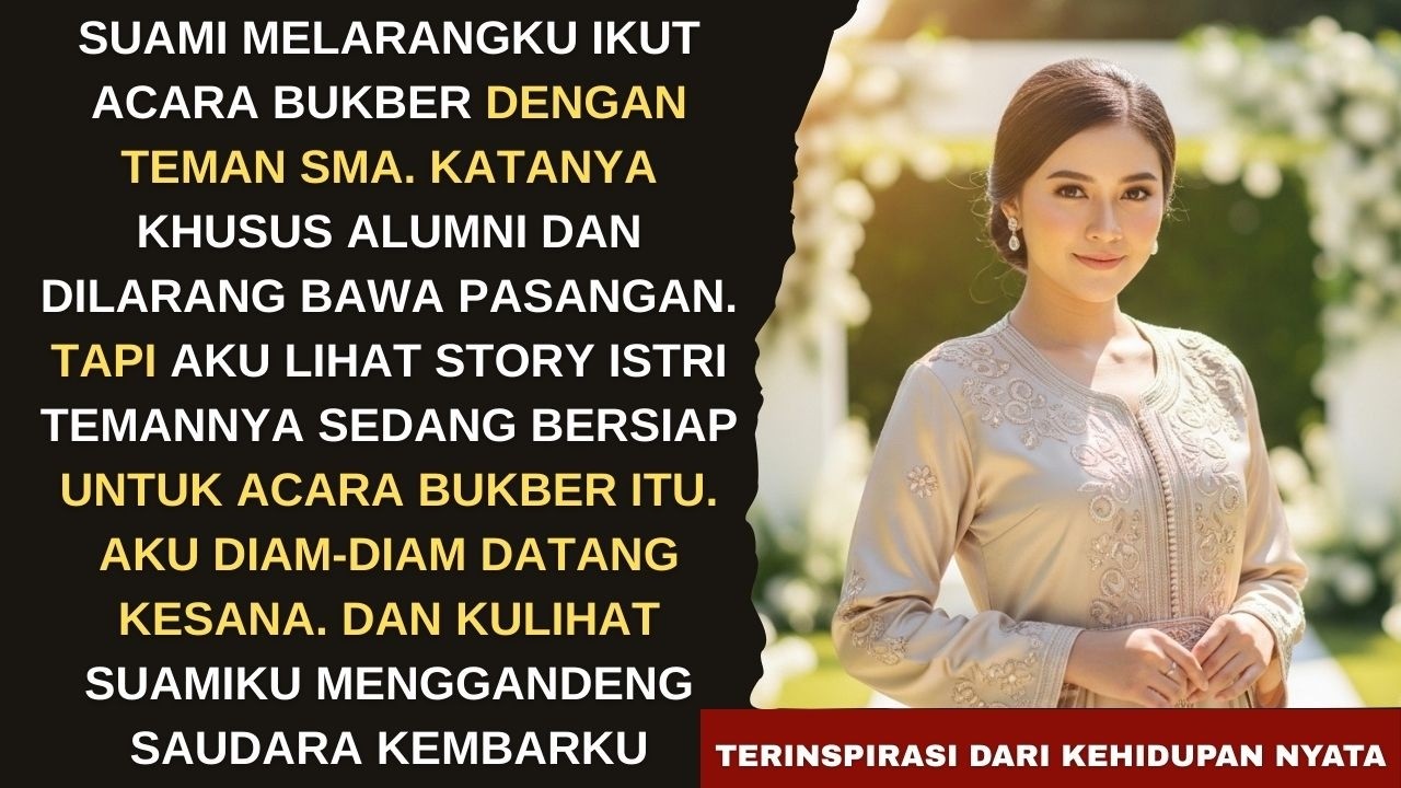 AKU DILARANG IKUT BUKBER, KATANYA BUDGET TERBATAS. TAPI DIA MALAH BAWA KEMBARANKU. AKU BALAS MEREKA