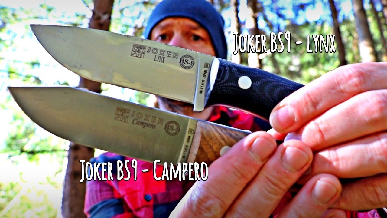 Coltelli Bushcraft Survival Joker BS9 Lynx e Campero by J. Sabater - PeschoAnvi