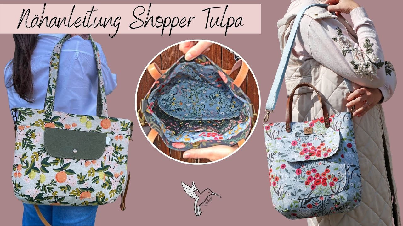 Nähanleitung Shopper Tulpa
