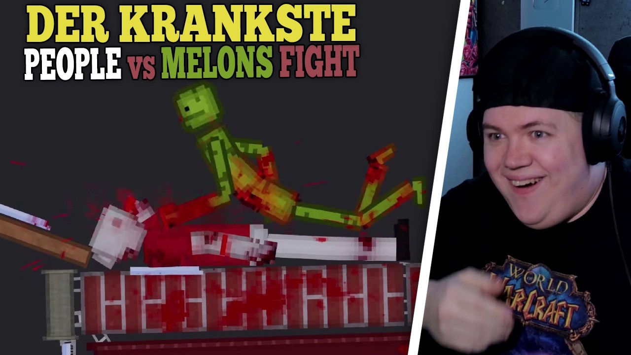 People Fight Against The Melons In People Playground (6) | REAKTION