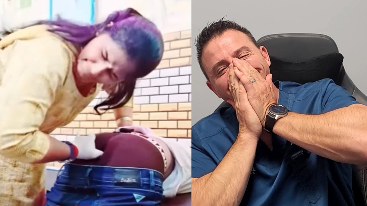 Hilarious Reaction to Tailbone Treatments