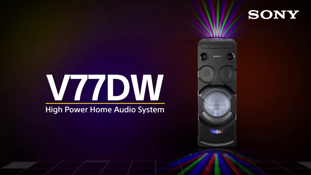 Sony MHC-V77DW - High Power Home Audio System