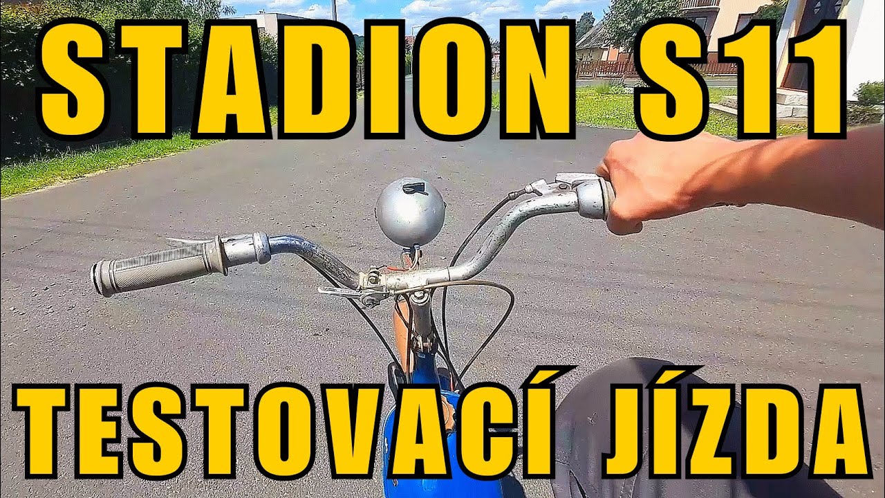 Stadion S11 testovací projížďka krajinou