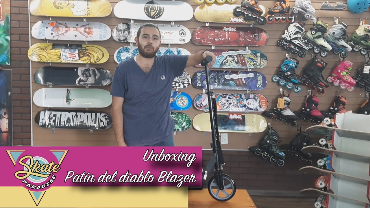 Unboxing Patín del Diablo/Scooter Blazer
