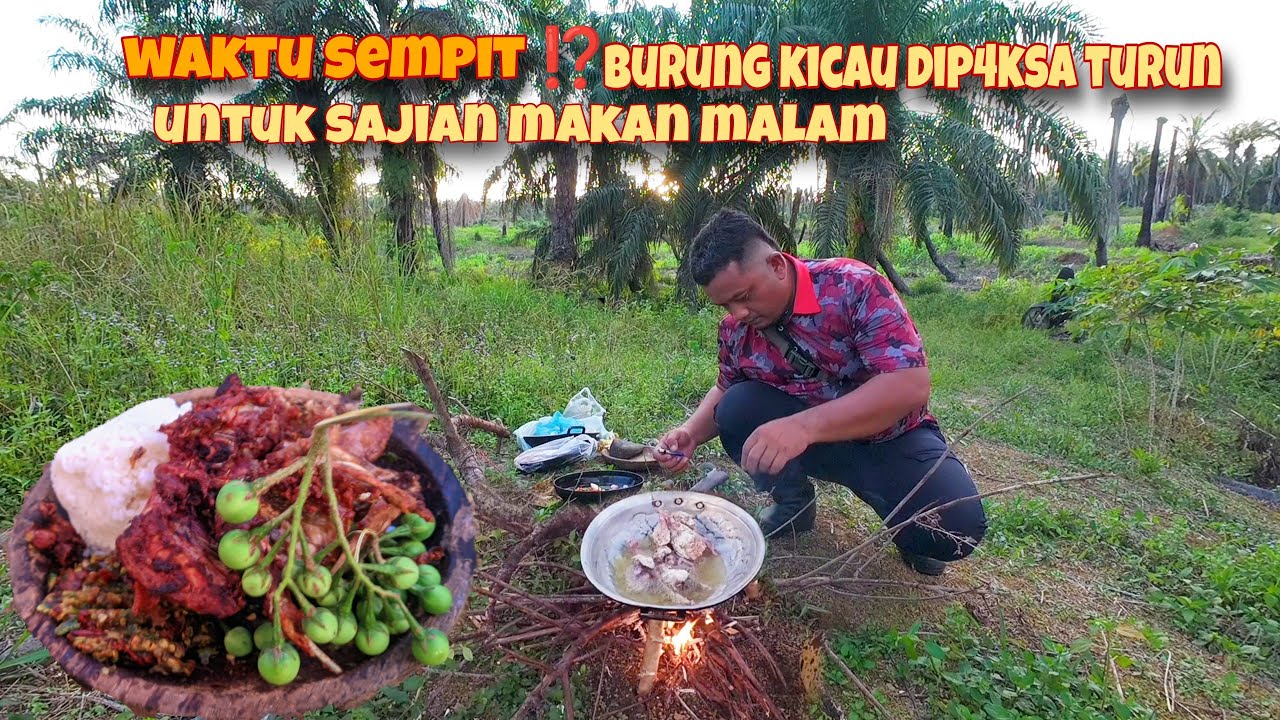 MASAK HASIL BURUAN DIDAPUR ALAM DAN MAKAN DISPOT BERBURU