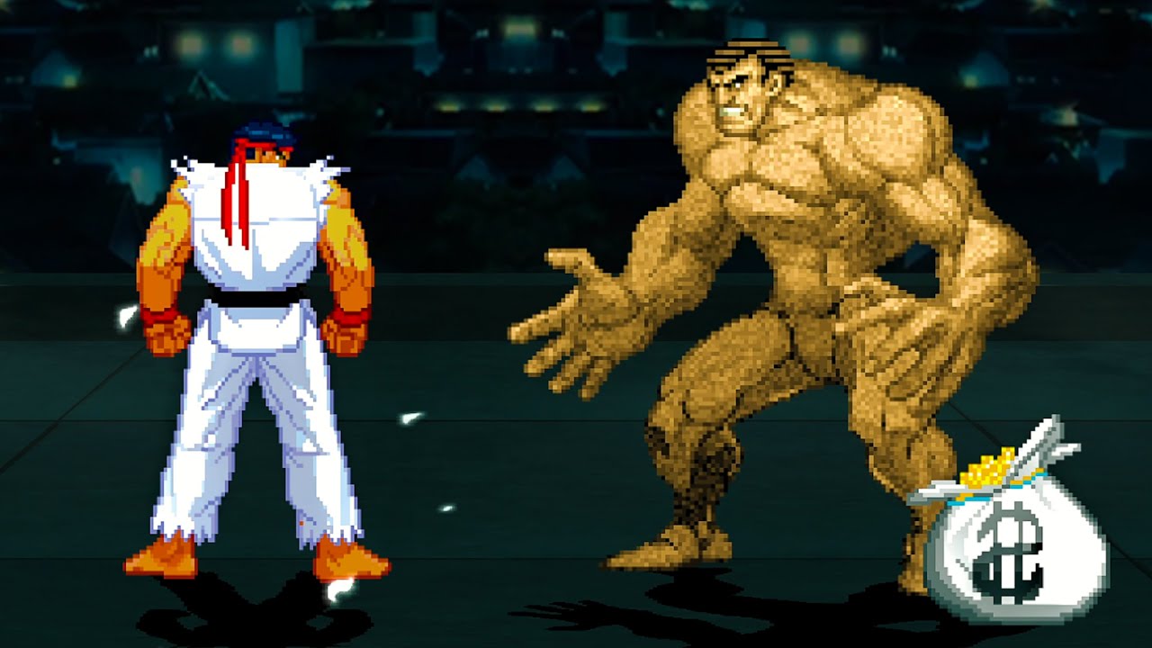 Shin Ryu Vs. Sandman - Mystical sands
