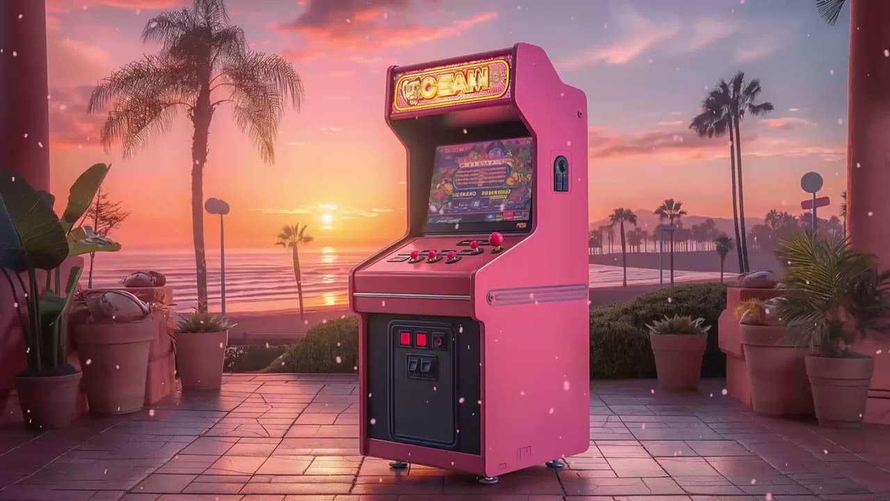 Vaporwave Arcade Machine - Synthwave Chillwave Retrowave Mix