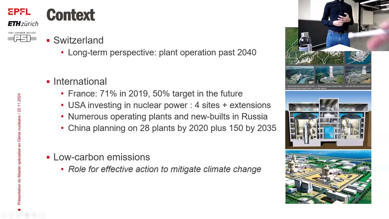 Présentation du master génie nucléaire 2024