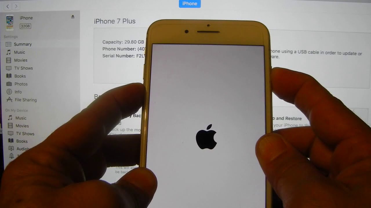 IPHONE 7 PLUS Restaurar Recovery Mode,  DFU Mode