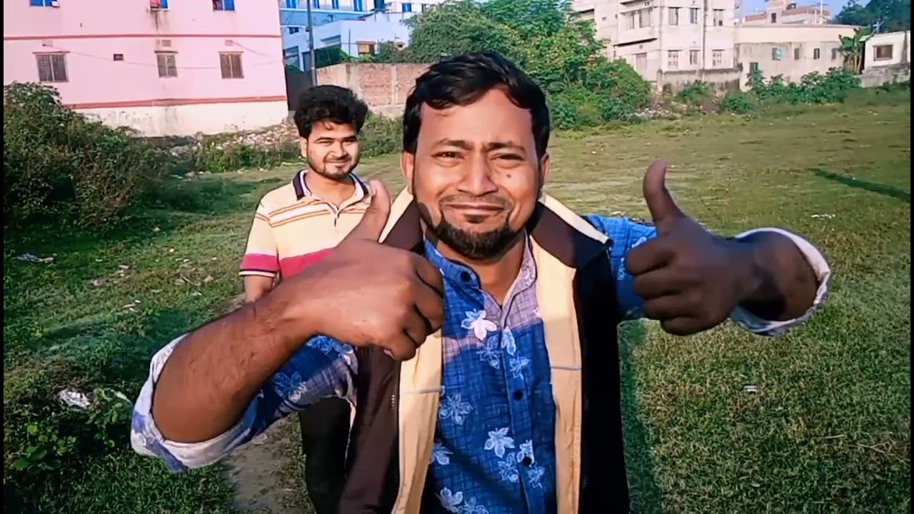 Bondhuder shathe ekdin shokale Abar otiter shei priyo khela....Cricket match with friend