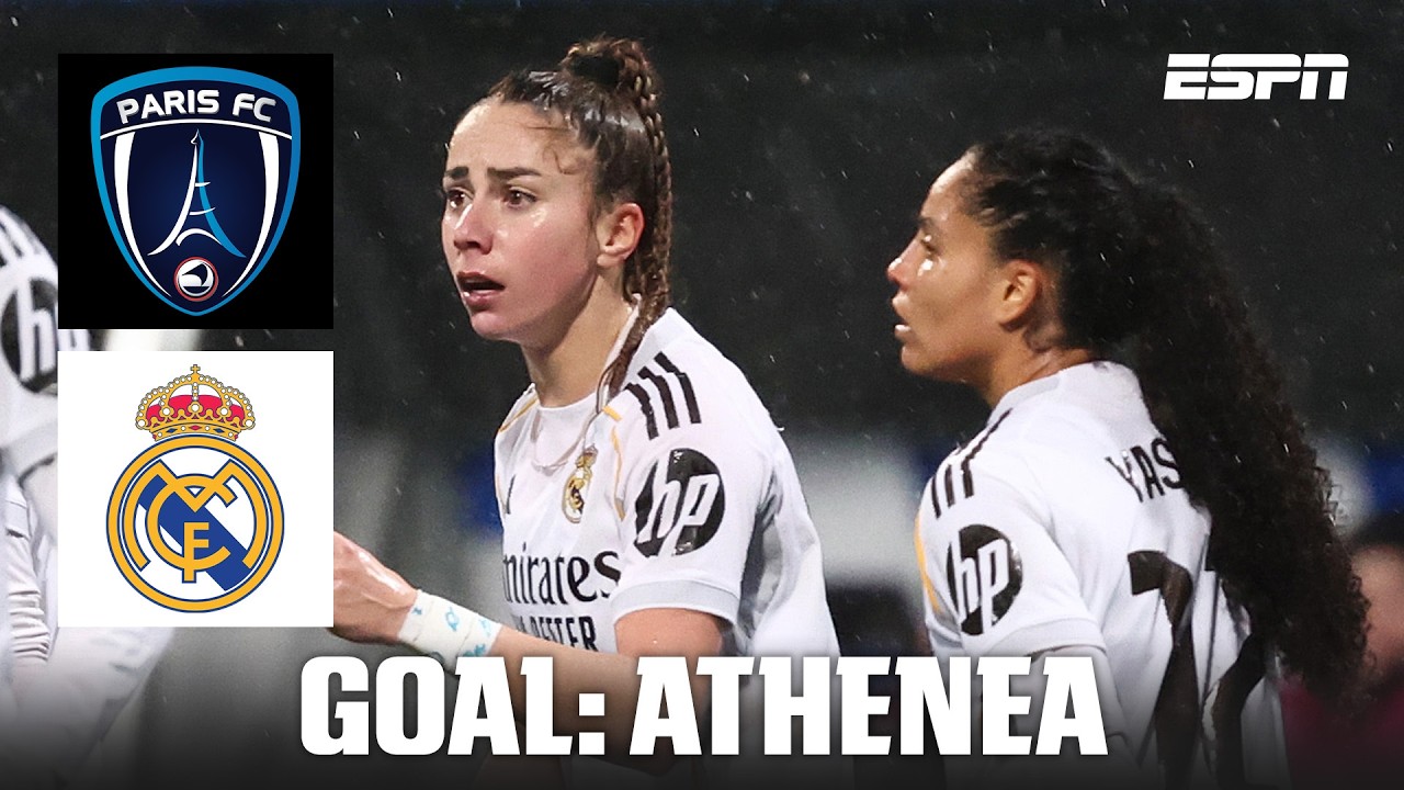 GOAL! 1-2: Athenea del Castillo slots home to put Real Madrid ahead | UEFA Women’s Champions League