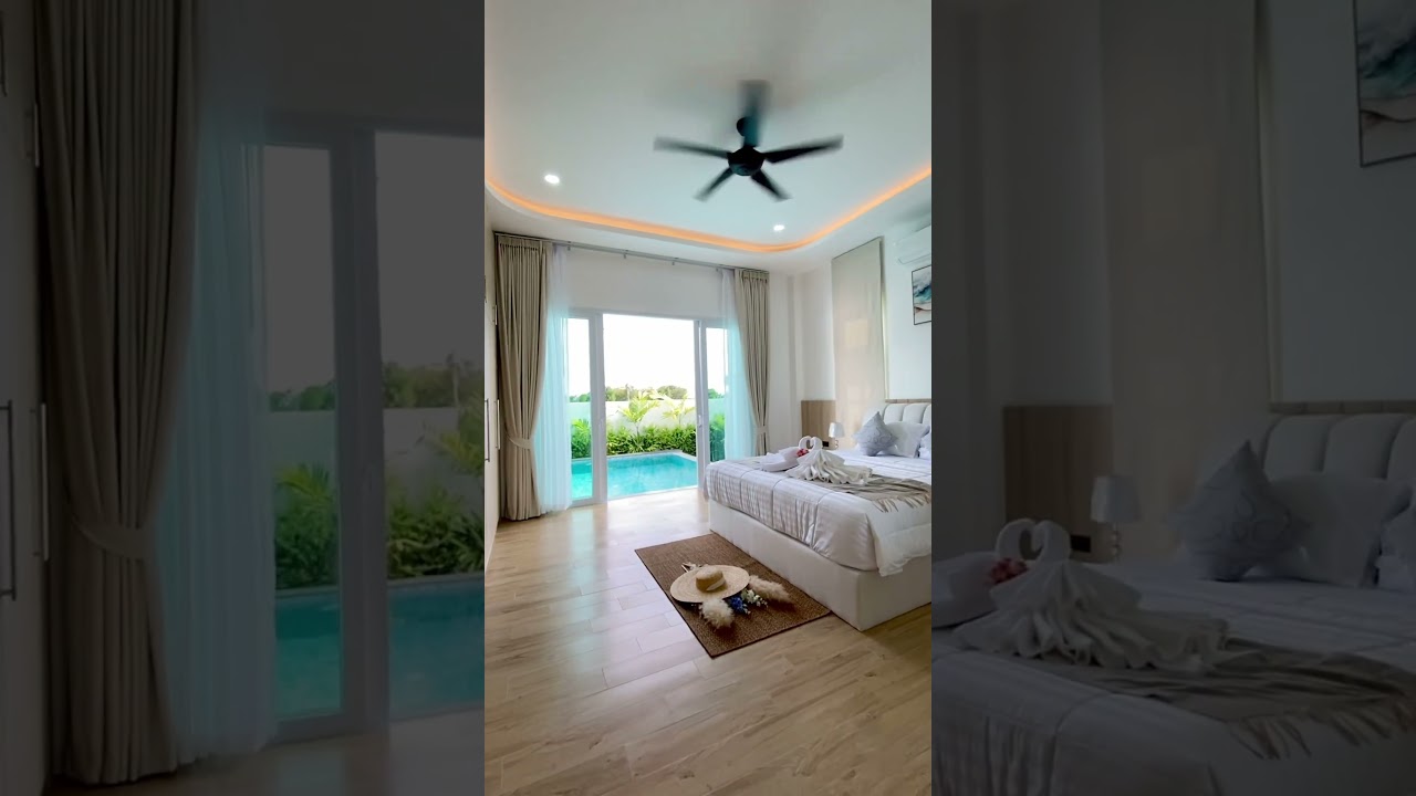 Hua Hin Villa with Central Garden #huahin #poolvillahuahin #thailand #villaforsale