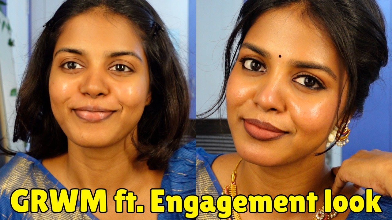 Engagement GRWM ✨5 Day Glow Challenge: Vitamin C -Before & After @GarnierIndia || HARINI SI
