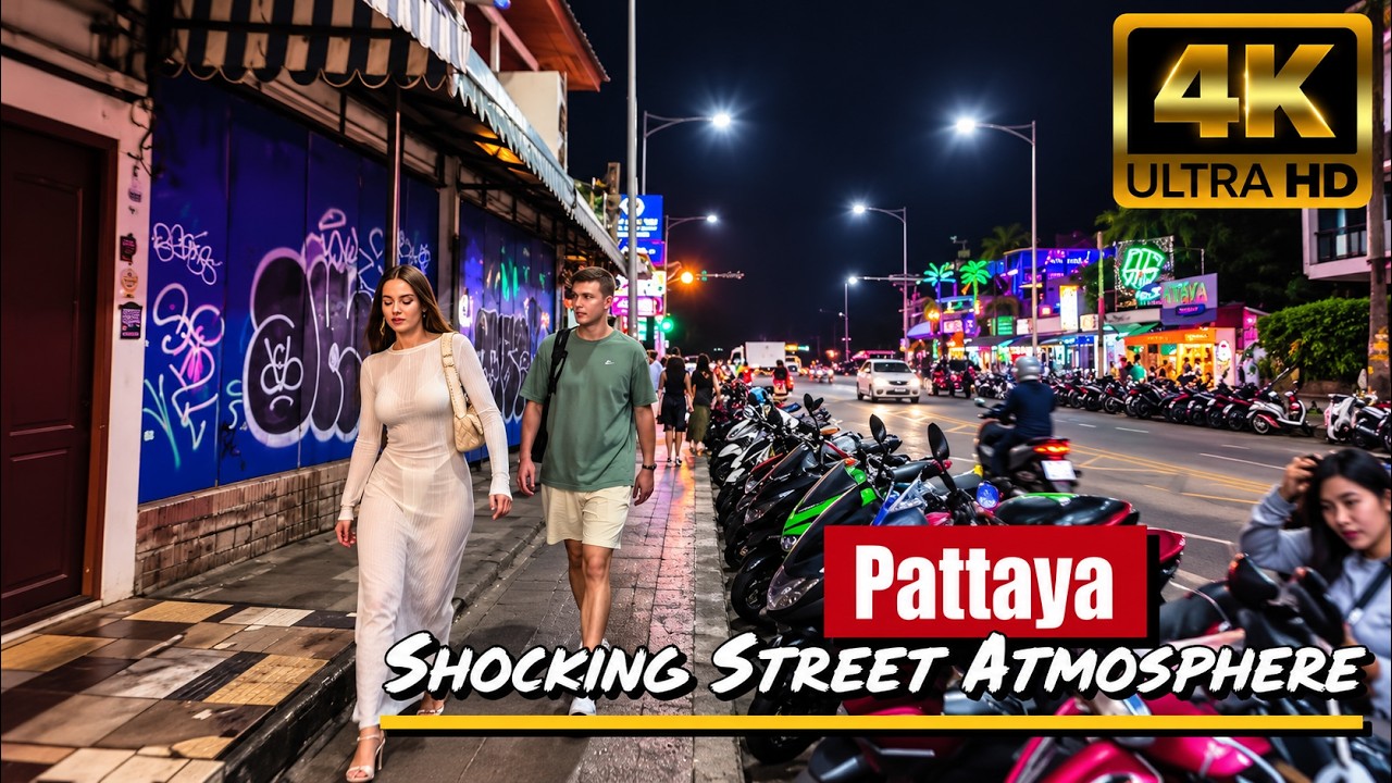 🇹🇭[4K] Pattaya Changes When the Sun Goes Down🌃