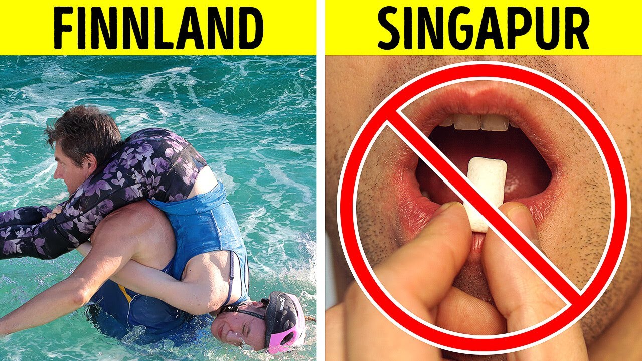 Dinge, die in anderen Ländern üblich sind, in deinem Land aber absurd erscheinen