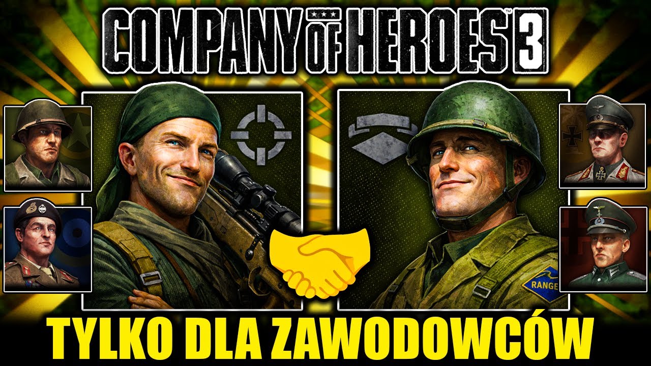 RANGERZY i SNAJPER w Zawodowej Robocie! | CoH3 2v2