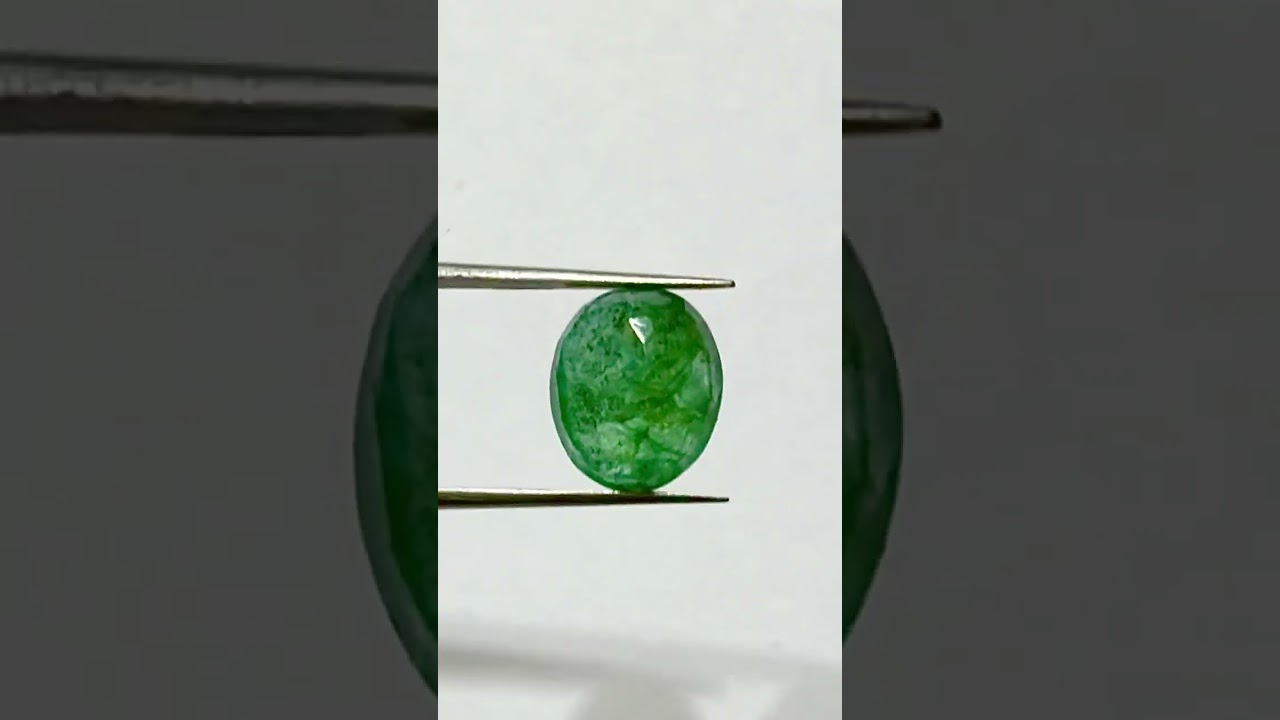 Zambian Emerald ( Birthstone ). #emerald #youtubeshorts #birthstone #rashiratan #shorts #gemstone
