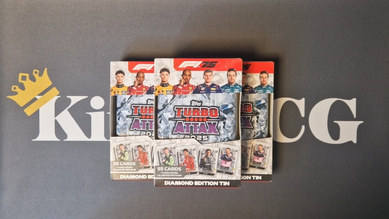 Formula 1 Topps Turbo Attax 2025 Diamond Edition Tin Opening💎