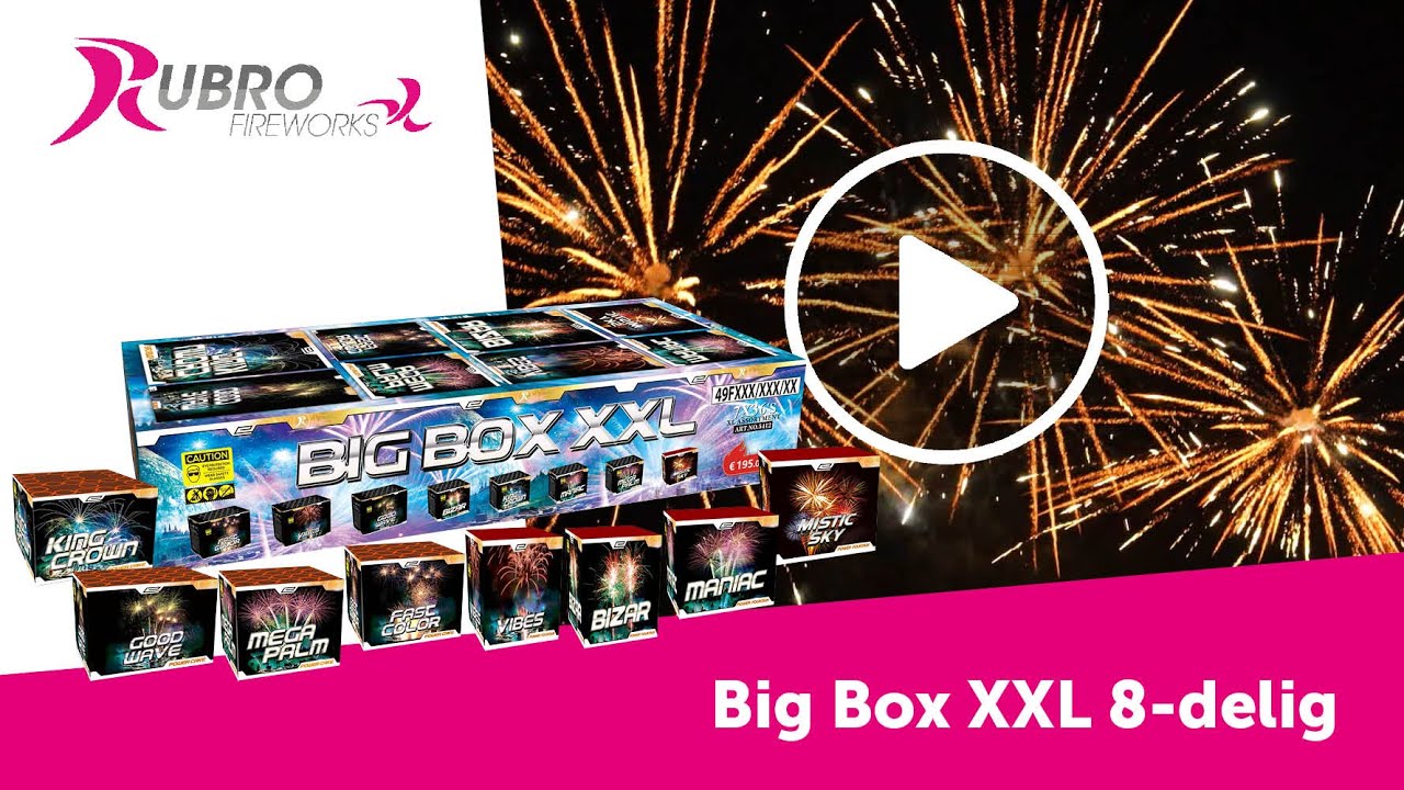 5412 BIG BOX XXL 8-DELIG - Rubro Vuurwerk - (OFFICIAL VIDEO)