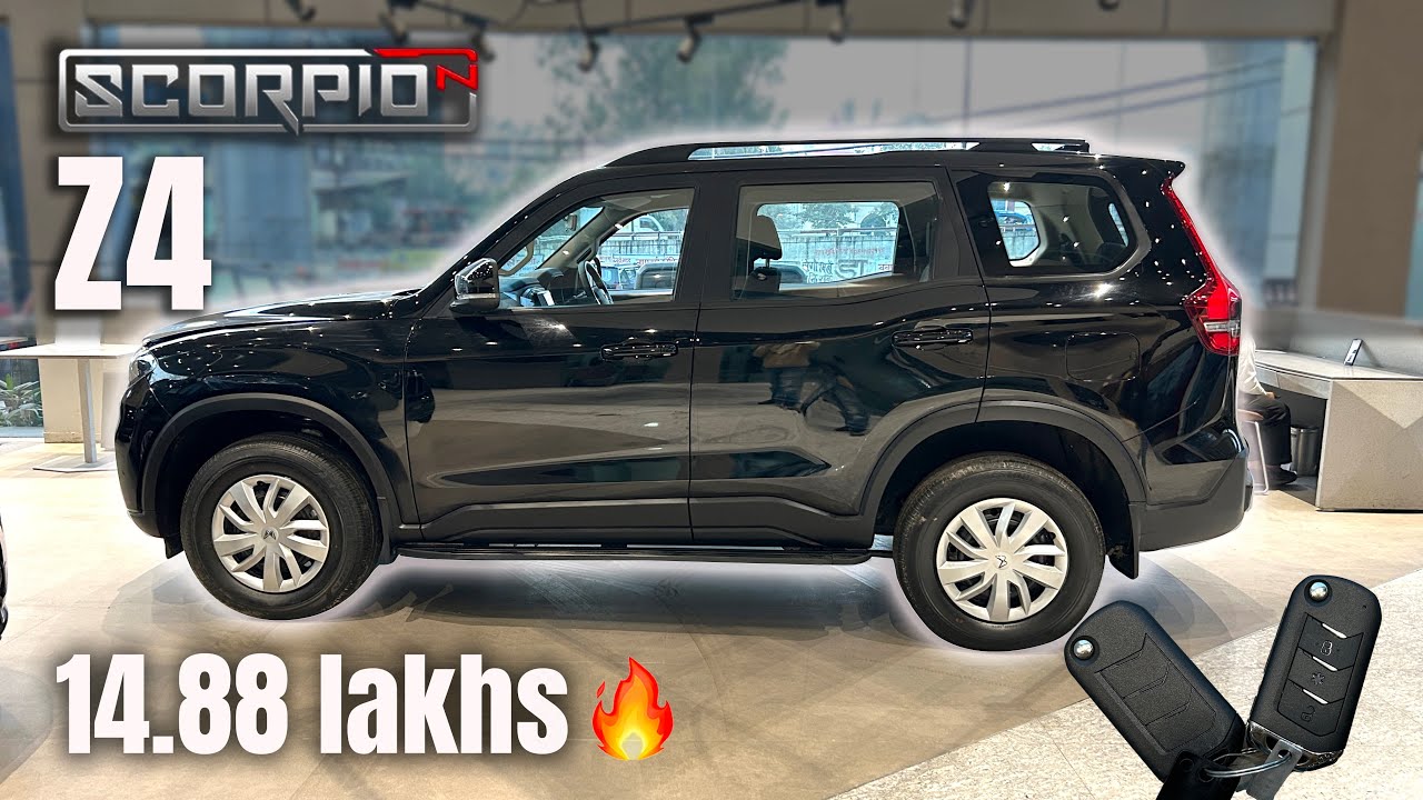 Mahindra New Scorpio N Z4 14.88 Lakhs 🔥|| Mahindra Scorpio N Second Base Variant 