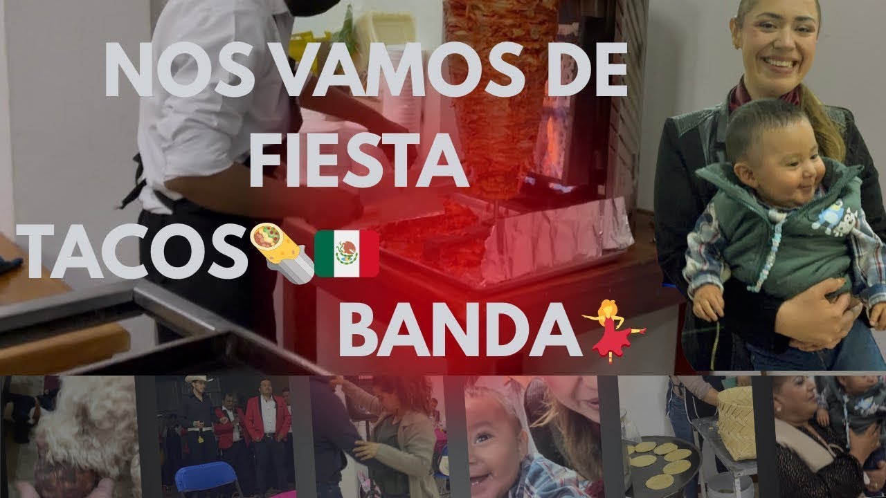 DE FIESTA EN 🇲🇽 //TACOS//BANDA💃//SE SIENTE EL CAMBIO DE LA COMIDA 🥘 