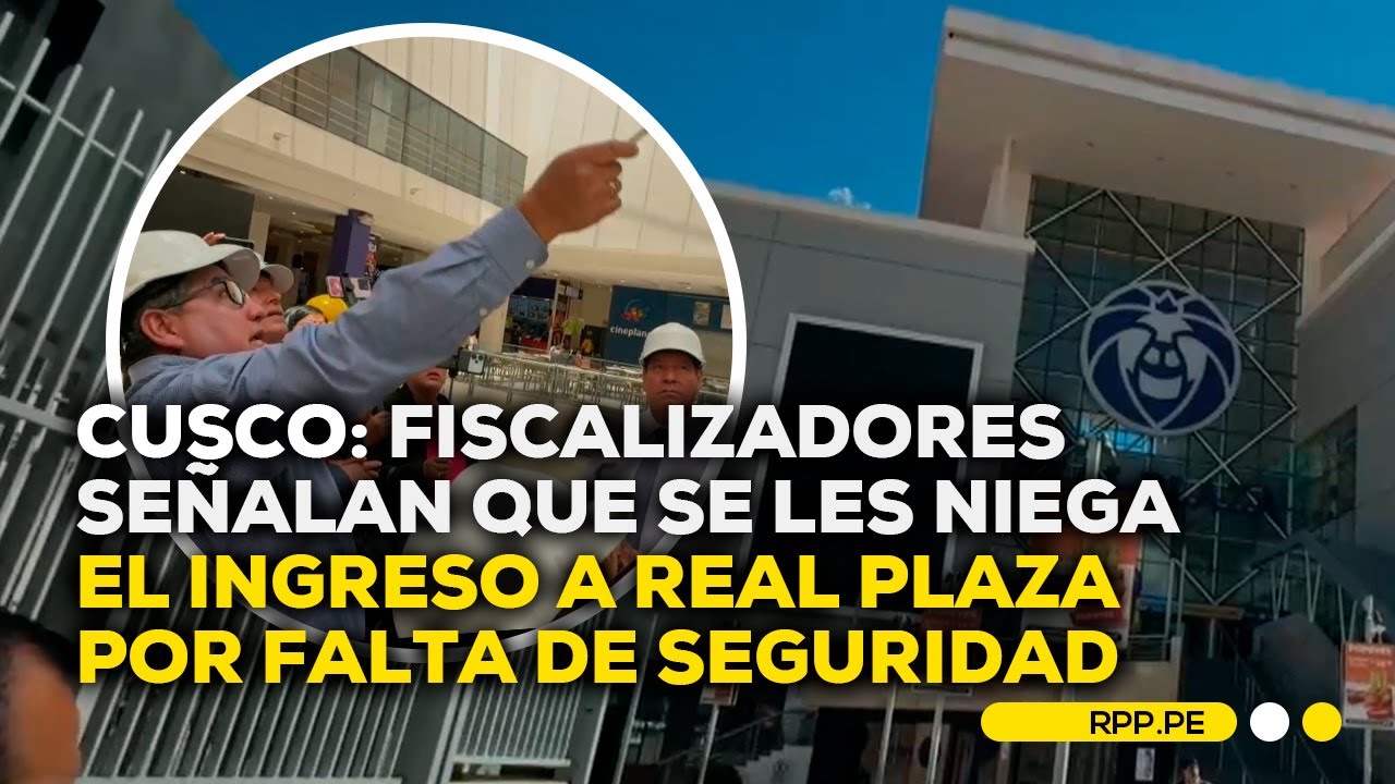 Impiden fiscalización en Real Plaza Cusco por falta de equipos de protección #RPPESPECIALES|DESPACHO
