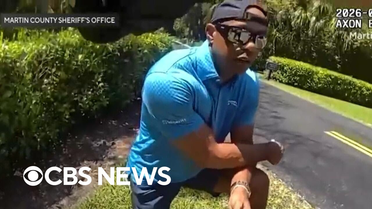 New police body camera footage of Tiger Woods' rollover crash aftermath