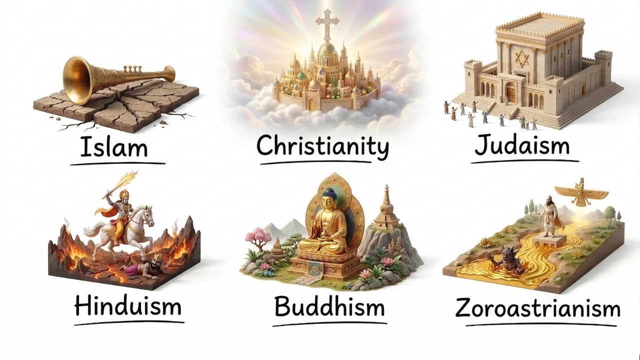 How The World Ends in Every Religion