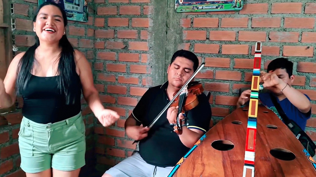 JARANA CON ARPA Y VIOLIN CON LINDA ALCANFOR