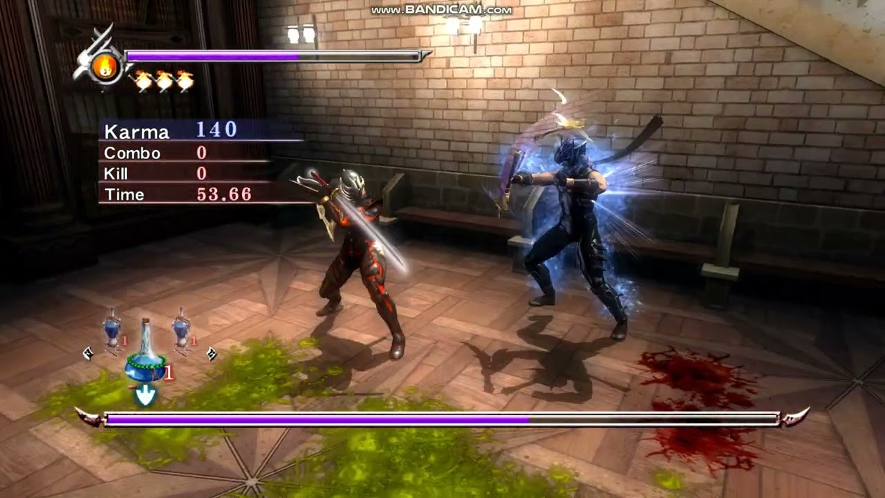 NINJA GAIDEN SIGMA Flails vs True Dragon Sword