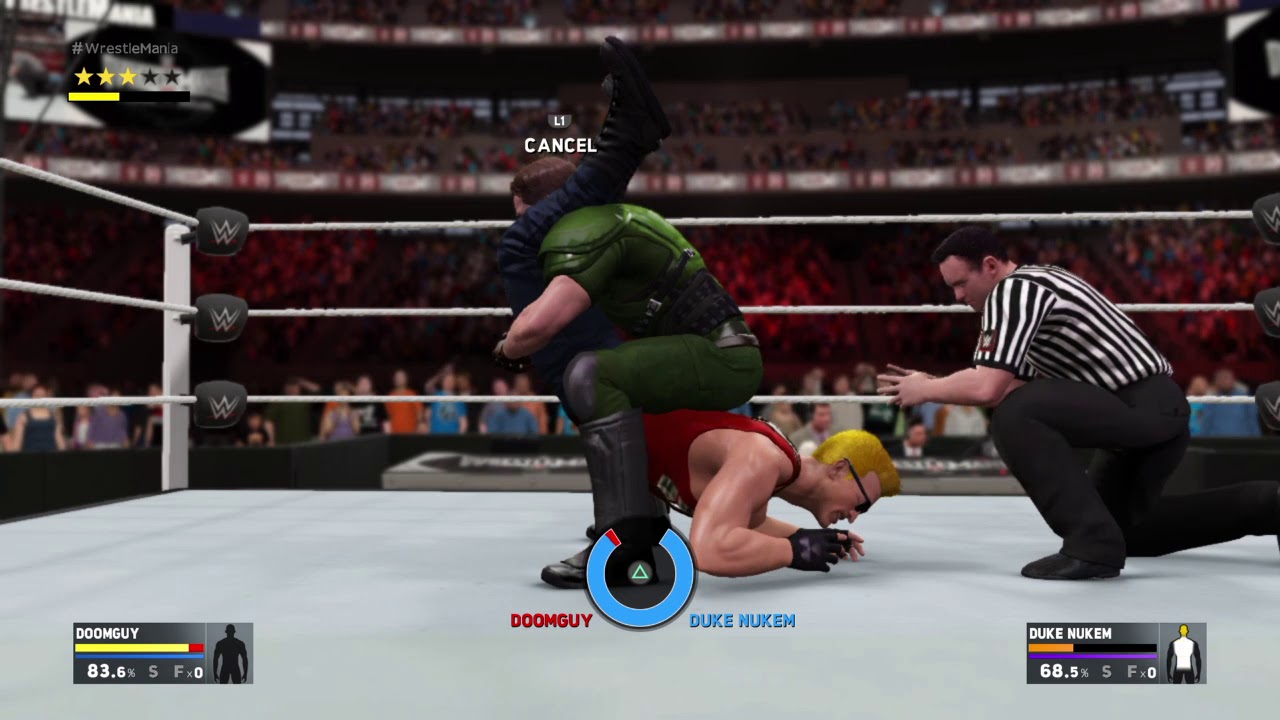 Doomguy vs Duke Nukem