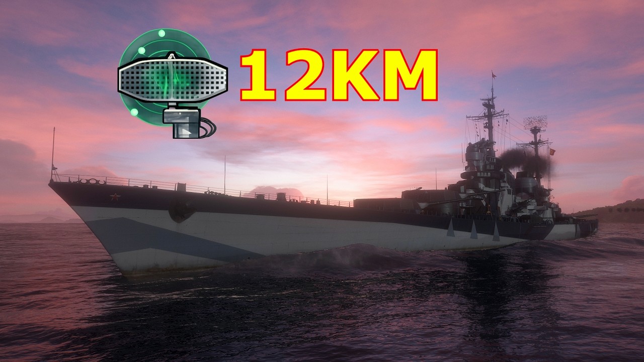 Stalingrad : Enemy Ships Have No Escape from 12km Radar!