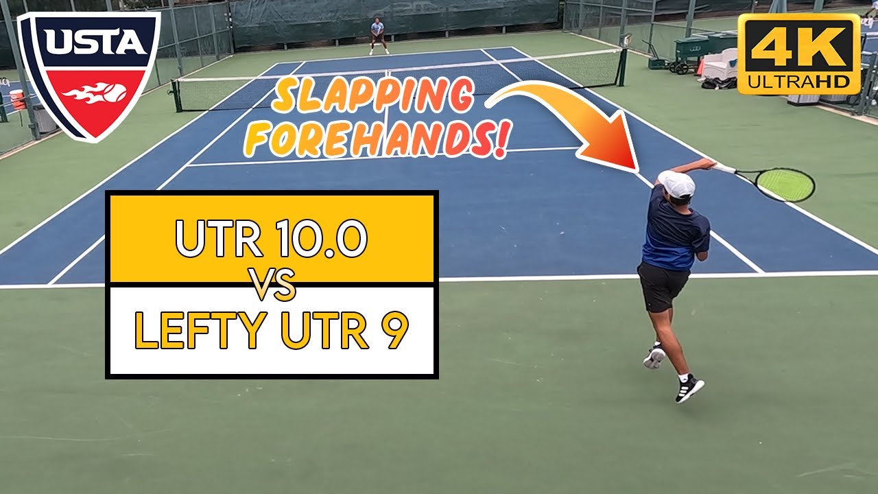 UTR 10 Vs. UTR 9 Lefty Baseliner | Full Match (HD - 4K 50FPS)
