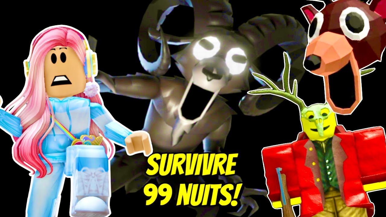 SURVIVRE 99 NUITS DANS LA FOR&Ecirc;T SANS MA FAMILLE! JE NE M'ATTENDAIS PAS &Agrave; &Ccedil;A! ROBLOX