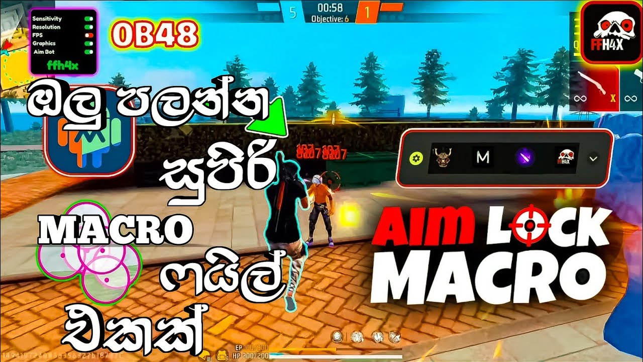 මේ හෙඩ්ශොට් macro  එක දාගත්තොත් රතු විතරයි 🥶  බෑන්ඩ් වෙන්නෙ නෑ කොම්ලෝ 🥶#freefire new #headshot macro