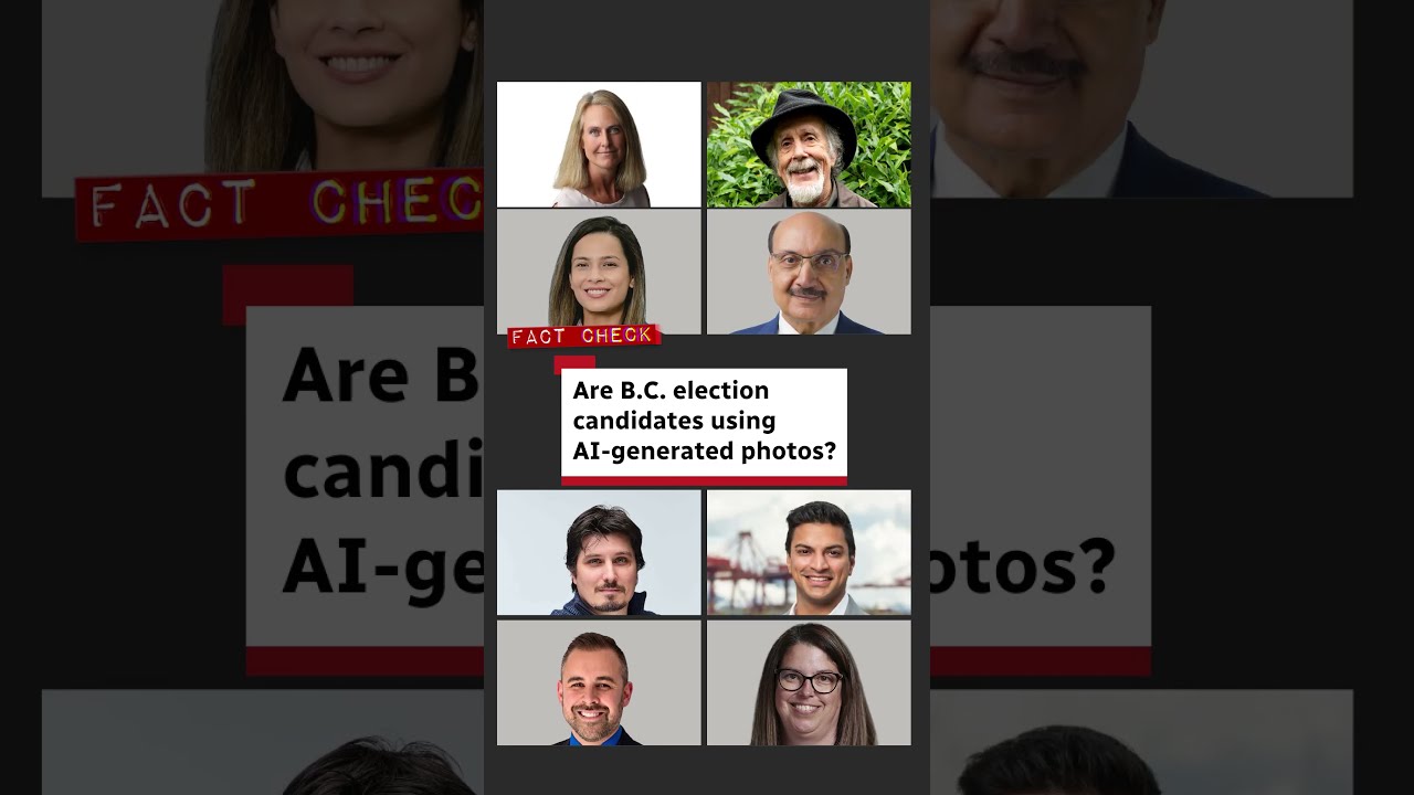 Fact check: Are B.C. election candidates using AI-generated photos?