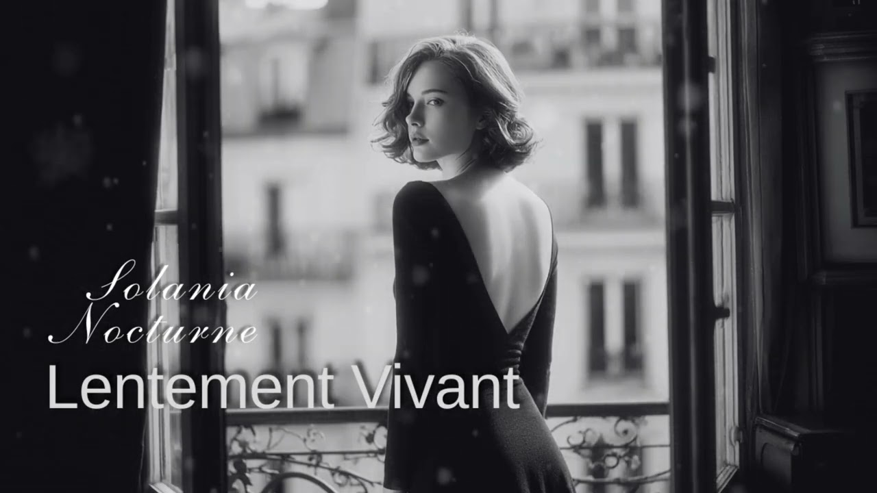❥ Lentement Vivant - Solania Nocturne | French Calm Song for Late Night |#frenchmusic #nocturne