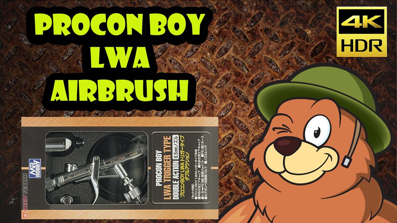 Обзор аэрографа Procon Boy LWA тип триггера 0,5 мм
