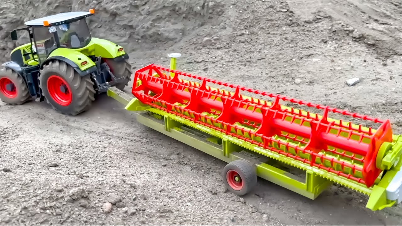MEGA Tractors and RC Trucks at work