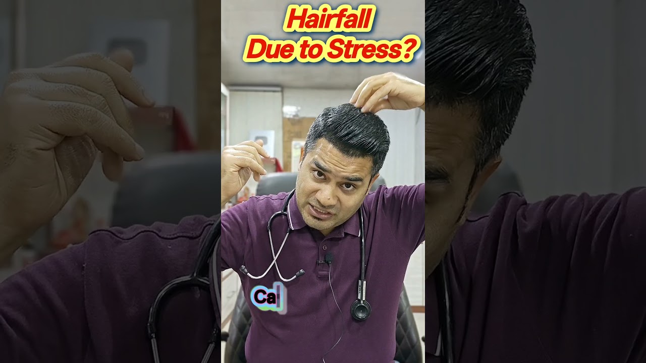 Hairfall because of Stress? Try this homeopathic medicine! #hairfall #hairfallsolution #homeopathy