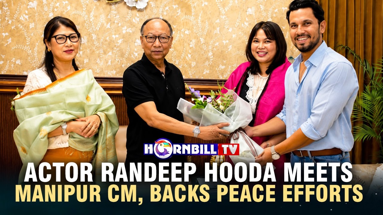 ACTOR RANDEEP HOODA MEETS MANIPUR CM, BACKS PEACE EFFORTS