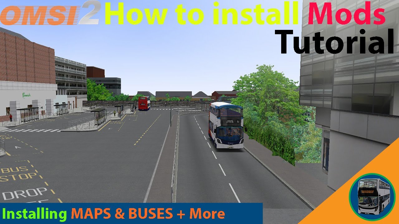 Omsi 2: How to Install Mods *Tutorial* (Buses/Maps/Mods) | + Missing Tiles & Blue Sky *FIX*