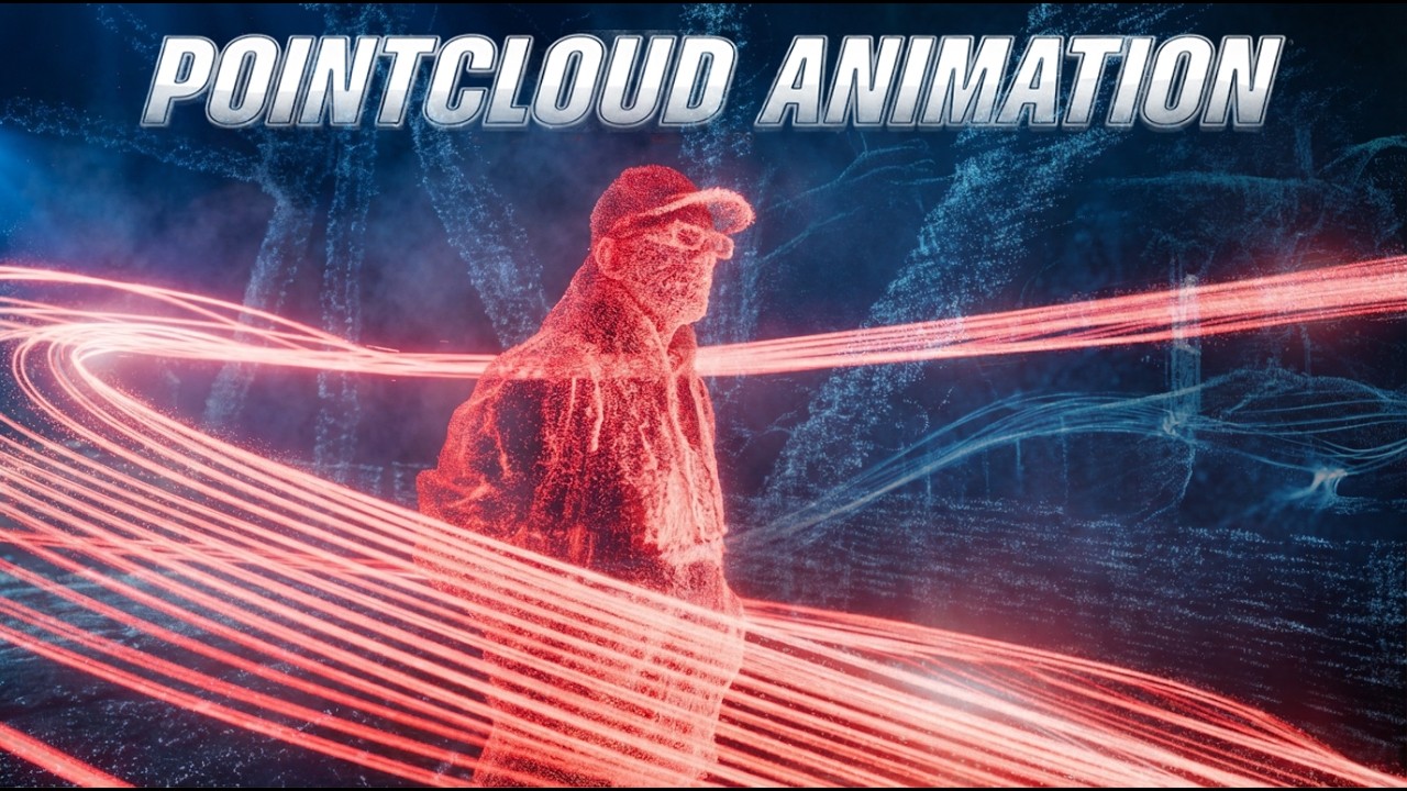 This Is How I Combined Point Clouds, Gaussian Splatting and Light Trails FX in Blender