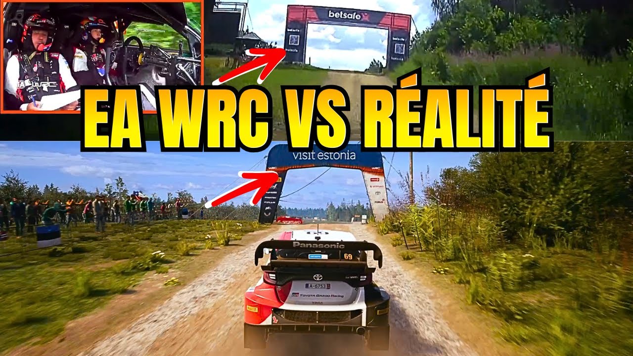 EA WRC VS RÉALITÉ : C'est bluffant, tu vas halluciner ! 😯