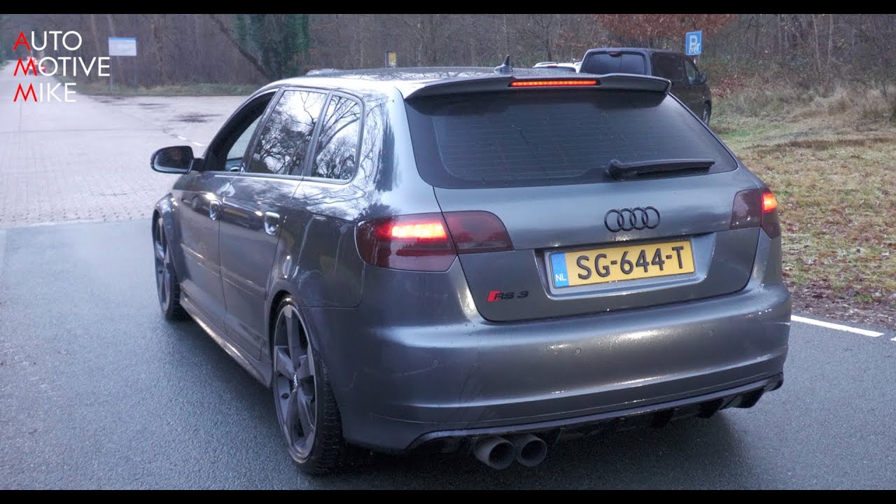 450+HP Audi RS3 8P  with Straight Pipe Exhaust