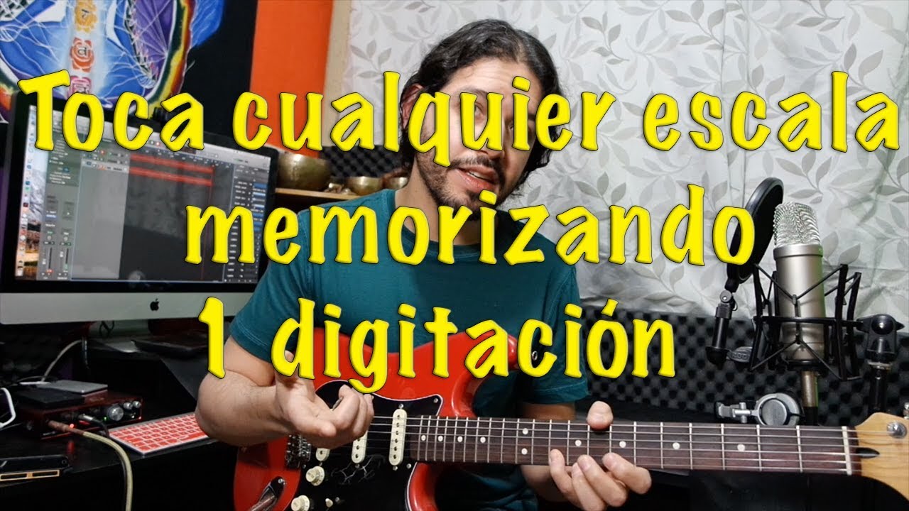 Aprende a tocar cualquier escala memorizando 1 digitación